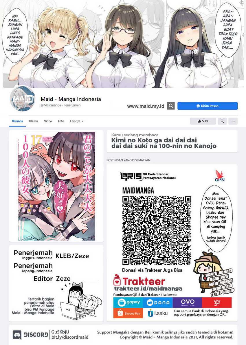 Kimi no Koto ga Dai Dai Dai Dai Daisuki na 100-ri no Kanojo Chapter 122 Gambar 2